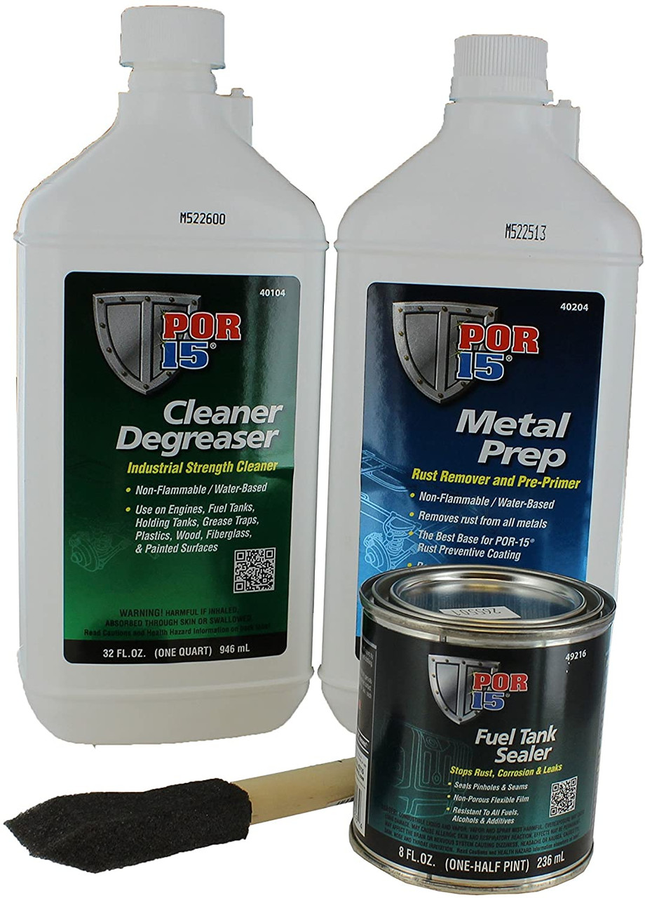 POR15 Motorcycle Fuel Tank Repair Kit Seal Small Gas Tanks