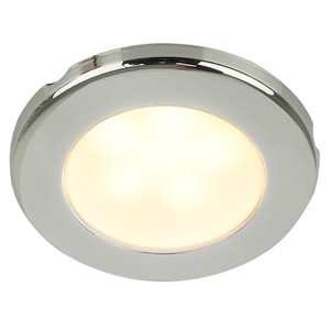 Hella Marine EuroLED 75 3" Round Screw Mount Down Light - Warm White LED - Stainless Steel Rim - 12V Hella Marine EuroLED 75 3" Round Screw Mount Down Light - Warm White LED - Stainless Steel Rim - 12V