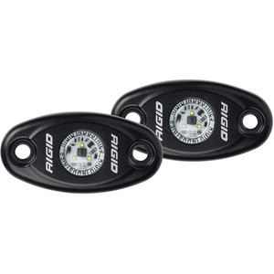 RIGID Industries A-Series Black High Power LED Light - Pair - Blue RIGID Industries A-Series Black High Power LED Light - Pair - Blue