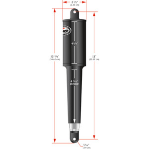 Lenco 102 Series Standard Actuator - 12V - 4-1/4" Stroke Lenco 102 Series Standard Actuator - 12V - 4-1/4" Stroke