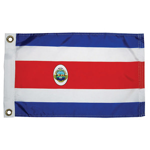 Taylor Made Costa Rican Nylon Flag 12" x 18" Taylor Made Costa Rican Nylon Flag 12" x 18"