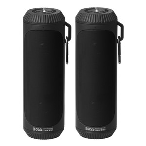 Boss Audio Bolt Marine Bluetooth® Portable Speaker System w/Flashlight - Pair - Black Boss Audio Bolt Marine Bluetooth® Portable Speaker System w/Flashlight - Pair - Black