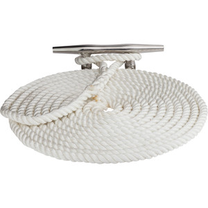 Sea-Dog Twisted Nylon Dock (Lock Line) - 1/2" x 50' - White