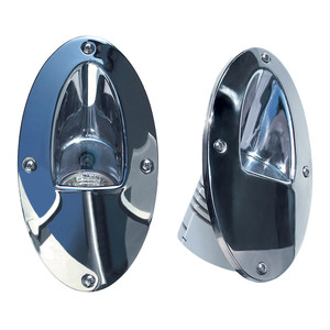 Aqua Signal Series 85 Stainless Steal Hologen Docking Light - Pair
