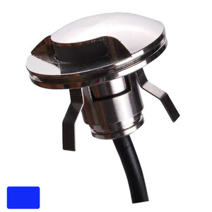 Lunasea 316 Polished Stainless Steel LED Waterproof Courtesy Light - Blue - 12VDC Only Lunasea 316 Polished Stainless Steel LED Waterproof Courtesy Light - Blue - 12VDC Only