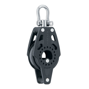 Harken 40mm Carbo Block Single w/Swivel & Bracket Harken 40mm Carbo Block Single w/Swivel & Bracket