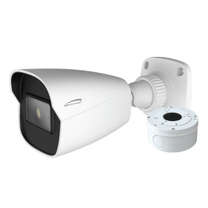 Speco 4MP H.265 AI Bullet Camera 2.8mm Lens - White Housing w/Included Junction Box (Power Over Ethernet) Speco 4MP H.265 AI Bullet Camera 2.8mm Lens - White Housing w/Included Junction Box (Power Over Ethernet)