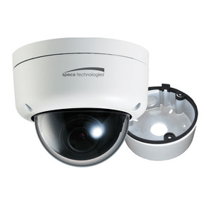 Speco 2MP Ultra Intesifier® IP Dome Camera 3.6mm Lens - White Housing w/Removable Black Cover & Included Junction Box Speco 2MP Ultra Intesifier® IP Dome Camera 3.6mm Lens - White Housing w/Removable Black Cover & Included Junction Box