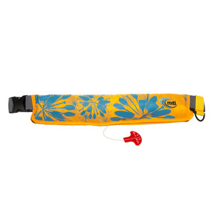 MTI 16G Inflatable Belt Pack - Manual - Mango/Cyan MTI 16G Inflatable Belt Pack - Manual - Mango/Cyan