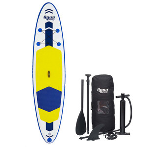 Aqua Leisure 10.6' Inflatable Stand-Up Paddleboard Drop Stitch w/Oversized Backpack f/Board & Accessories Aqua Leisure 10.6' Inflatable Stand-Up Paddleboard Drop Stitch w/Oversized Backpack f/Board & Accessories