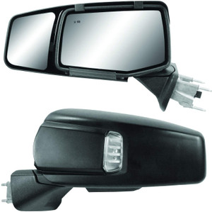 Snap & Zap Custom Fit Towing Mirror Pair for Chevy Silverado 1500, GMC Sierra 1500