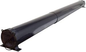 Valterra A04-5094BK RV Adjustable EZ Hose Carrier with Lockable Door Cap, Black 50"-94" Black