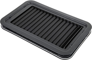 Lippert Components 806621 Thin Shade Complete Window Kit for RV Entry Doors, Black