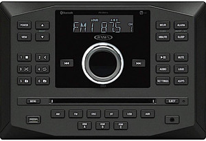 Jensen JWM60A AM|FM|DVD|CD|USB|AUX|App Ready Bluetooth Wallmount Stereo with App Control, Plays: CD, CD-R, CD-RW, DVD, DVD+RW, DVD-RW, MP3, DVD-Video, MPEG-4, VCD, JPEG, CD-DA, MP3, WMA, Dolby