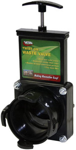 Valterra T58 Twist-On Waste Valve Quantity 1 Valterra T58 Twist-On Waste Valve Quantity 1