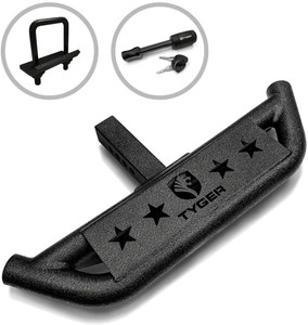 Tyger Auto TG-HS8U81238 Hitch Armor Fits Vehicles 2" Receiver, Textured Black, Step with Pin Lock and Stabilizer Tyger Auto TG-HS8U81238 Hitch Armor Fits Vehicles 2" Receiver, Textured Black, Step with Pin Lock and Stabilizer