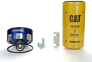 Sinister Diesel CAT Filter Adapter for 2001-2016 GMC Duramax & CHEVY - 2 Micron CAT Fuel Filter Sinister Diesel CAT Filter Adapter for 2001-2016 GMC Duramax & CHEVY - 2 Micron CAT Fuel Filter