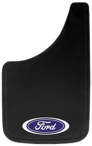 Plasticolor 000579R01 Ford Blue Oval Easy Fit Mud Guard - Set of 2 Multi-Colored