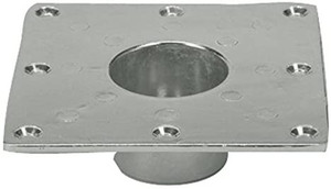 CP Products 48733 Square Recessed Heavy Duty Flush Mount Pedestal Base