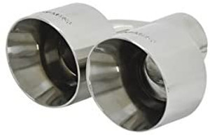 Flowmaster (15391) 4.00" Polished Stainless Steel Dual Angle Cut Exhaust Tip Flowmaster (15391) 4.00" Polished Stainless Steel Dual Angle Cut Exhaust Tip
