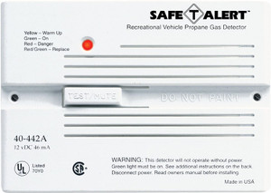 MTI 40-442-P-WT Industris 12 Volt Flush Mount White Propane Gas Detector MTI 40-442-P-WT Industris 12 Volt Flush Mount White Propane Gas Detector