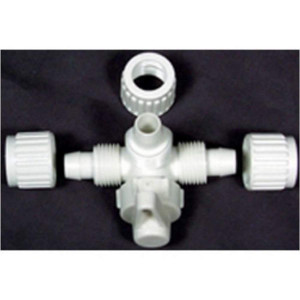 Flair-It 16910 Plastic 3 Way Valve, 0.5" Size