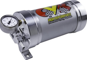 CVR VPR700 Billet Aluminum Power Brake Vacuum Reservoir w/ Check Valve & Gauge CVR VPR700 Billet Aluminum Power Brake Vacuum Reservoir w/ Check Valve & Gauge