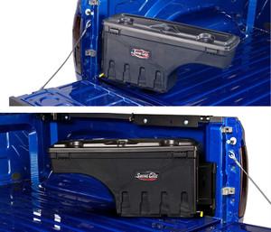 UnderCover SwingCase Truck Bed Storage Box | SC203P | Fits 2015 - 2020 Ford F-150 Passenger Side , Black