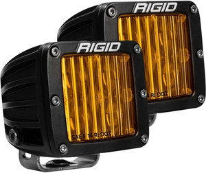 RIGID INDUSTRIES D-Series SAE Amber Fog Light (Pair): Street Legal Fog Light For Auto RIGID INDUSTRIES D-Series SAE Amber Fog Light (Pair): Street Legal Fog Light For Auto