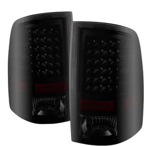 Xtune ALT-JH-DR09-LED-BKSM Dodge Ram LED Tail Light,Black Smoke