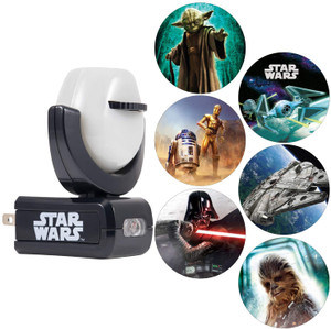 Projectables LED Night Light Projector, Plug-in, Dusk-to-Dawn, Collector’s Edition, Ceiling, Wall, or Floor, Ideal for Bedroom, Nursery, 43646, Star Wars | 6-Image