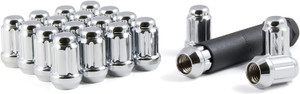 Gorilla Automotive 21173HT Small Diameter Acorn Chrome 5 Lug Kit (7/16-Inch Thread Size)-Pack of 20 7/16 inch Chrome Gorilla Automotive 21173HT Small Diameter Acorn Chrome 5 Lug Kit (7/16-Inch Thread Size)-Pack of 20 7/16 inch Chrome