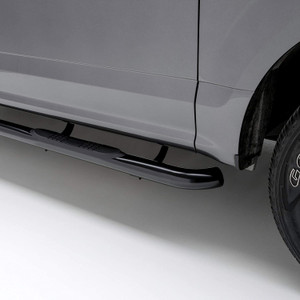 ARIES 215041 3-Inch Round Black Stainless Steel Nerf Bars, No-Drill, Select Dodge, Ram 1500, 2500, 3500