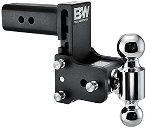B&W Trailer Hitches Tow & Stow - Fits 2.5" Receiver, Dual Ball (2" x 2-5/16"), 5" Drop, 14,500 GTW - TS20037B B&W Trailer Hitches Tow & Stow - Fits 2.5" Receiver, Dual Ball (2" x 2-5/16"), 5" Drop, 14,500 GTW - TS20037B