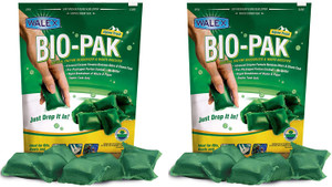 Bio-Pak "Fresh Scent" RV Boat Black Holding Tank Waste Drop Ins BIOPPBG by Walex - (2 PACK)