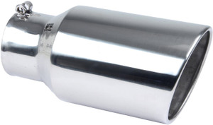 Pypes Exhaust (EVT406) 4" In x 6" Out x 12" Long Polished Stainless Steel Bolt-On Exhaust Tip Pypes Exhaust (EVT406) 4" In x 6" Out x 12" Long Polished Stainless Steel Bolt-On Exhaust Tip