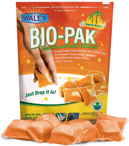 Walex BIOTROPBG Bio-Pak Holding Tank Deodorizer - Tropical Breeze, 10 Pack Quantity 1