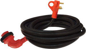 Valterra Mighty Cord® RV 30-Amp 90-Degree Detachable Power Cord, 25-Foot Cord for RV, Red 30 Amp Valterra Mighty Cord® RV 30-Amp 90-Degree Detachable Power Cord, 25-Foot Cord for RV, Red 30 Amp