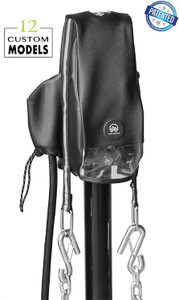 Clever Cover by Trailersphere Custom Electric Tongue Jack Cover for Trailer, RV, Camper, Chains Holder, Plug Protector, Sun and Waterproof (Atwood Jack Cover) Clever Cover by Trailersphere Custom Electric Tongue Jack Cover for Trailer, RV, Camper, Chains Holder, Plug Protector, Sun and Waterproof (Atwood Jack Cover)