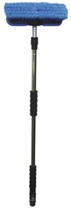 Telescoping Handle and 10 Flow-Thru Wash Brush