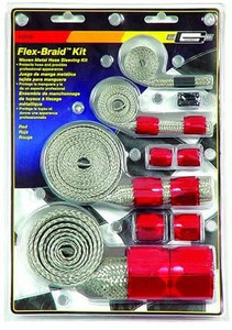 Mr. Gasket 8090 Red Flex-Braided Hose Sleeve Kit