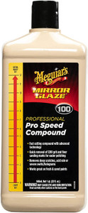 Meguiar's M100 Mirror Glaze Pro Speed Compound - 32 oz. 32 Ounce Meguiar's M100 Mirror Glaze Pro Speed Compound - 32 oz. 32 Ounce