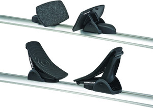 Rhino Rack Nautic 580 Series Kayak/Canoe Carrier, Includes 2 x Tie Down Straps and 2 x Rapid Straps w/Unique Buckle Protector Side Loading