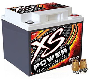 XS Power S1200 'S Series' 12V 2,600 Amp AGM Automotive Starting Battery with Terminal XS Power S1200 'S Series' 12V 2,600 Amp AGM Automotive Starting Battery with Terminal