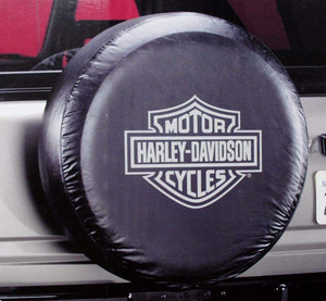 PlastiColor 795 Gray Harley-Davidson Spare Tire Cover Universal PlastiColor 795 Gray Harley-Davidson Spare Tire Cover Universal