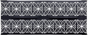 Camco 42833 Reversible Outdoor Mat, 8-Feet x 20-Feet, Charcoal Botanical 8 Feet x 20 Feet Charcoal Botanical Camco 42833 Reversible Outdoor Mat, 8-Feet x 20-Feet, Charcoal Botanical 8 Feet x 20 Feet Charcoal Botanical