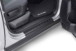 Bushwacker 14083 Black Trail Armor Rocker Panel & Sill Plate Covers for 2009-2018 Ram 1500, 2019-2021 Ram 1500 Classic, Extended Cab