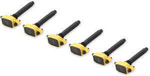 ACCEL 140648-6 SuperCoil Set Coil On Plug Style Yellow 6 Pack SuperCoil Set