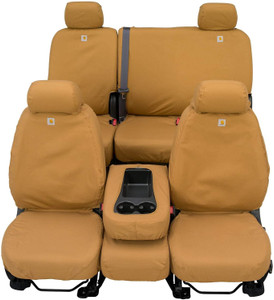 Covercraft SSC2517CABN Carhartt SeatSaver Front Row Custom Fit Seat Cover for Select Chevrolet/GMC Models - Duck Weave (Brown) Covercraft SSC2517CABN Carhartt SeatSaver Front Row Custom Fit Seat Cover for Select Chevrolet/GMC Models - Duck Weave (Brown)