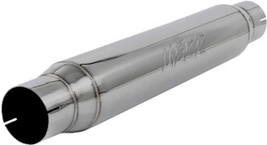MBRP R1017 3" Inlet/Outlet 22" Body 26" Overall Length T304 Stainless Steel Resonator MBRP R1017 3" Inlet/Outlet 22" Body 26" Overall Length T304 Stainless Steel Resonator